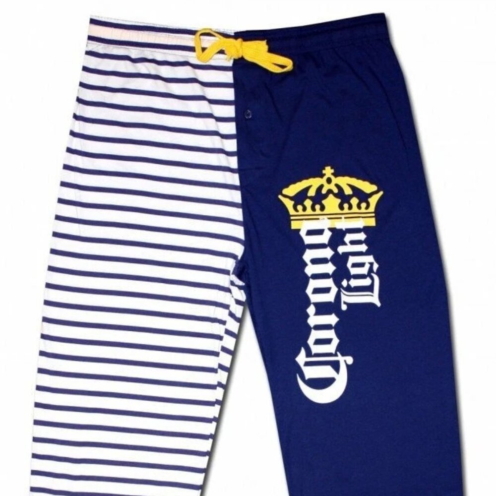 Corona Mens Corona Light Lounge Sleepwear Pajama Sleep Pants New Small